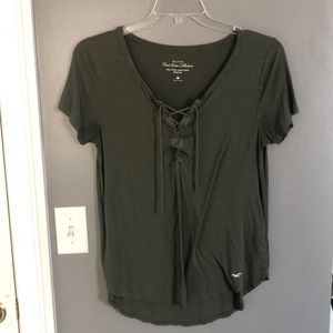 Women’s Lace Up T-shirt